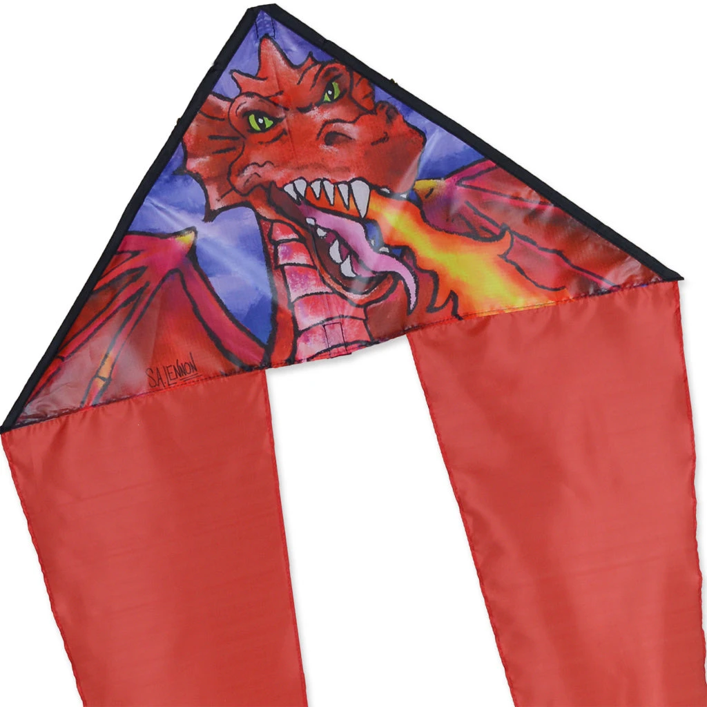 Zippy Flo-Tail Delta Kite - Dragon 3 Zippy Flo-Tail Delta Kite - Dragon