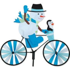 20 In. Bike Spinner -Snowman