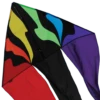 56 In. Flo-tail Delta Kite - Rainbow 2 56 In. Flo-tail Delta Kite - Rainbow -SkyHigh Kites 33127p Rainbow zoom
