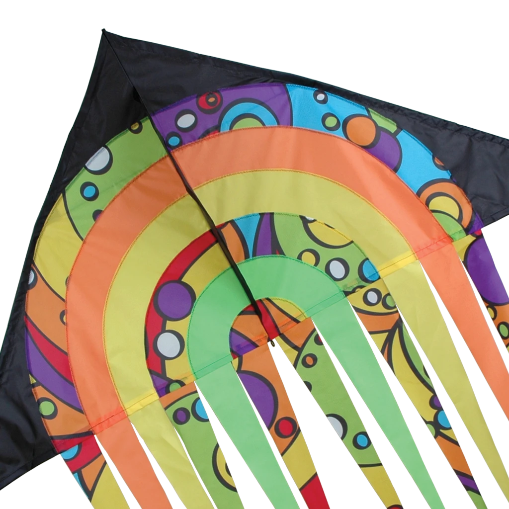 56 In. Stream Delta Kite - Rainbow Orbit 3 56 In. Stream Delta Kite - Rainbow Orbit