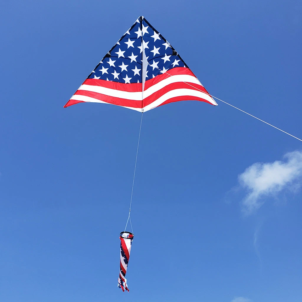 6.5 Ft. Delta Kite - Old Glory Pack 4 6.5 Ft. Delta Kite - Old Glory Pack - Image 2