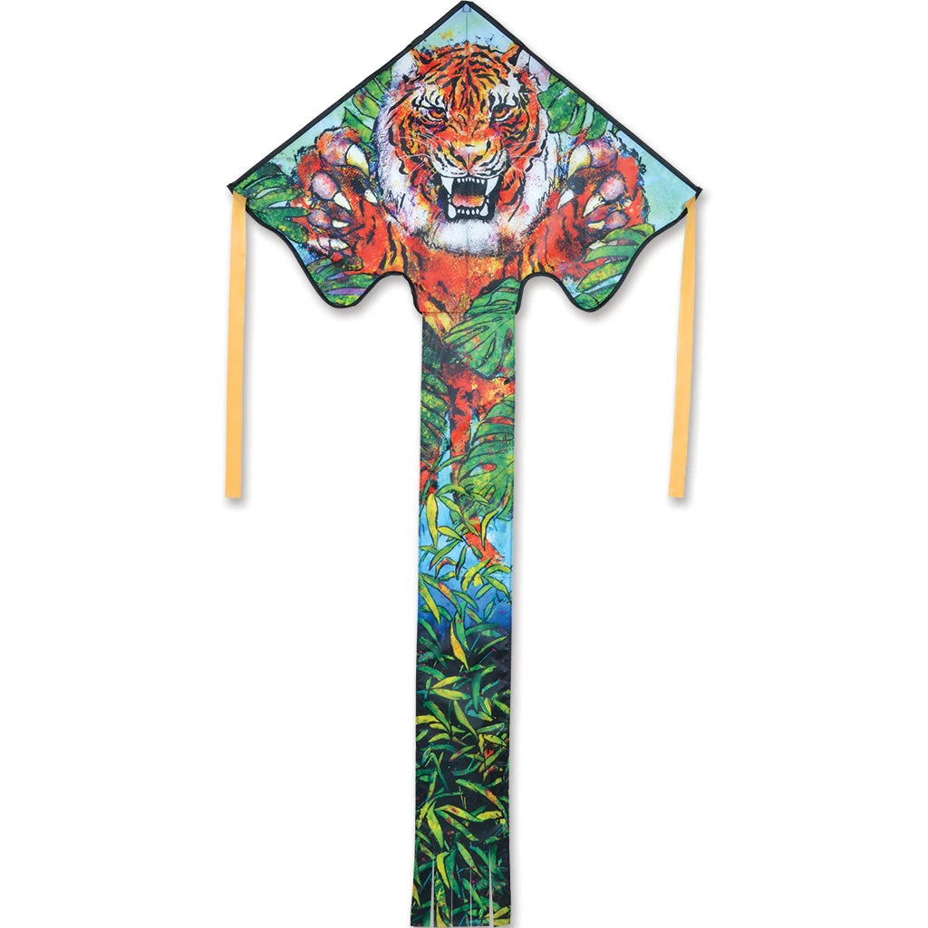 Large Easy Flyer Kite - Tiger 4 Large Easy Flyer Kite - Tiger - Image 2