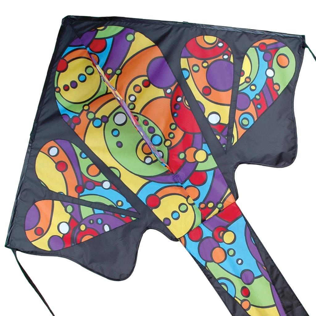 Jumbo Easy Flyer Kite - Rainbow Orbit 3 Jumbo Easy Flyer Kite - Rainbow Orbit