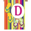 28 In. Summer Monogram Flag - D -SkyHigh Kites 52444g D summer