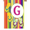 28 In. Summer Monogram Flag - G -SkyHigh Kites 52447g G summer