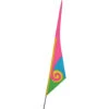 SoundWinds Spiral Recumbent Bike Flag - Jewel -SkyHigh Kites 53253p Spiral Jewel With Pole 1024