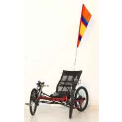 SoundWinds Fanion Recumbent Bike Flag - Orange -SkyHigh Kites 53259 3