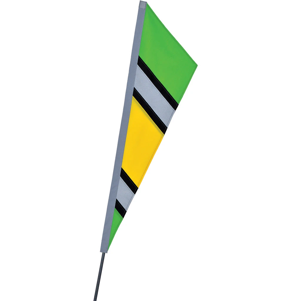 SoundWinds Reflective Fanion Recumbent Bike Flag - Green 3 SoundWinds Reflective Fanion Recumbent Bike Flag - Green