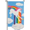 13 In. Enhanced Flag - Rainbow Unicorn