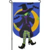 13 In. Enhanced Flag - Witchy Moon -SkyHigh Kites 56311p WitchyMoon AppliqueFlag 1024