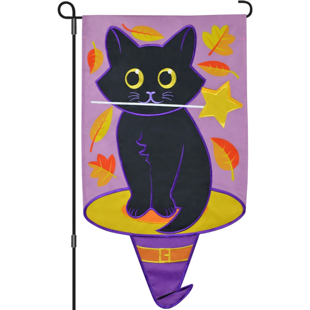 13 In. Enhanced Flag - Witch's Familiar 3 13 In. Enhanced Flag - Witch's Familiar