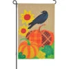 13 In. Enhanced Flag - Pumpkin Crow 2 13 In. Enhanced Flag - Pumpkin Crow -SkyHigh Kites 56318p PumpkinCrow AppliqueFlag 1024