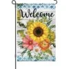12 In. Flag - Welcome Flowers -SkyHigh Kites 56363p WelcomeFlowers Garden 1024