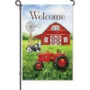 12 In. Flag - Welcome Farm -SkyHigh Kites 56368p WelcomeFarm Garden 1024