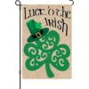 12 In. Flag - Shamrock -SkyHigh Kites 56379p Shamrock Garden 1024