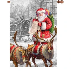 28 In. Flag - Check It Twice