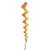 SoundWinds Large Fusilli Spinning Windsock - Yellow -SkyHigh Kites 77383