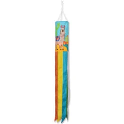 60 In. Embroidered Applique Windsock - Alpaca
