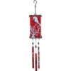 Silhouette Glass Wind Chime - Coral