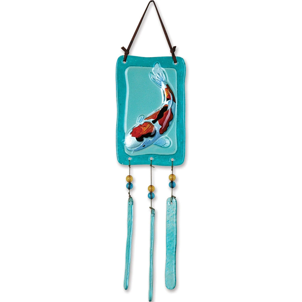 Glass Terra Wind Chime - Koi 3 Glass Terra Wind Chime - Koi