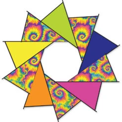 40 In. F-Stop Spinner For Kites And Line - Tie Dye
