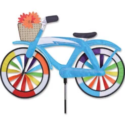 30 In. Bike Spinner - Blue Classic Cruiser